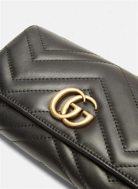 gucci wallet black for women